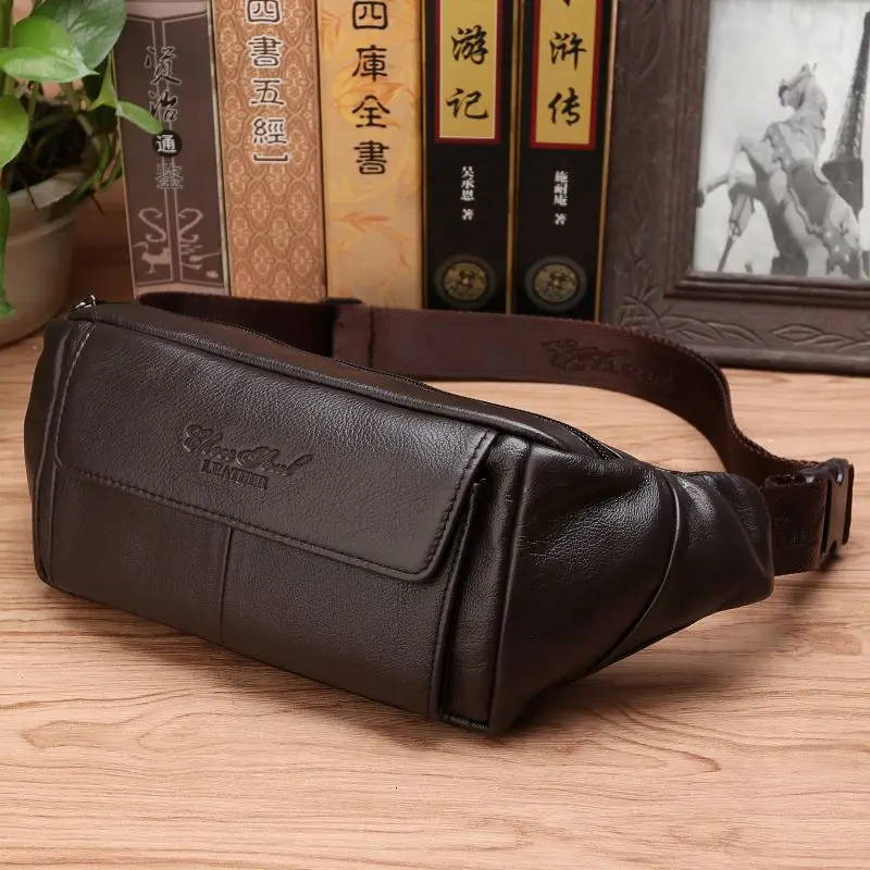 Leatherwork Belt - Erkek Hakiki Deri Kemer Bel Çantası