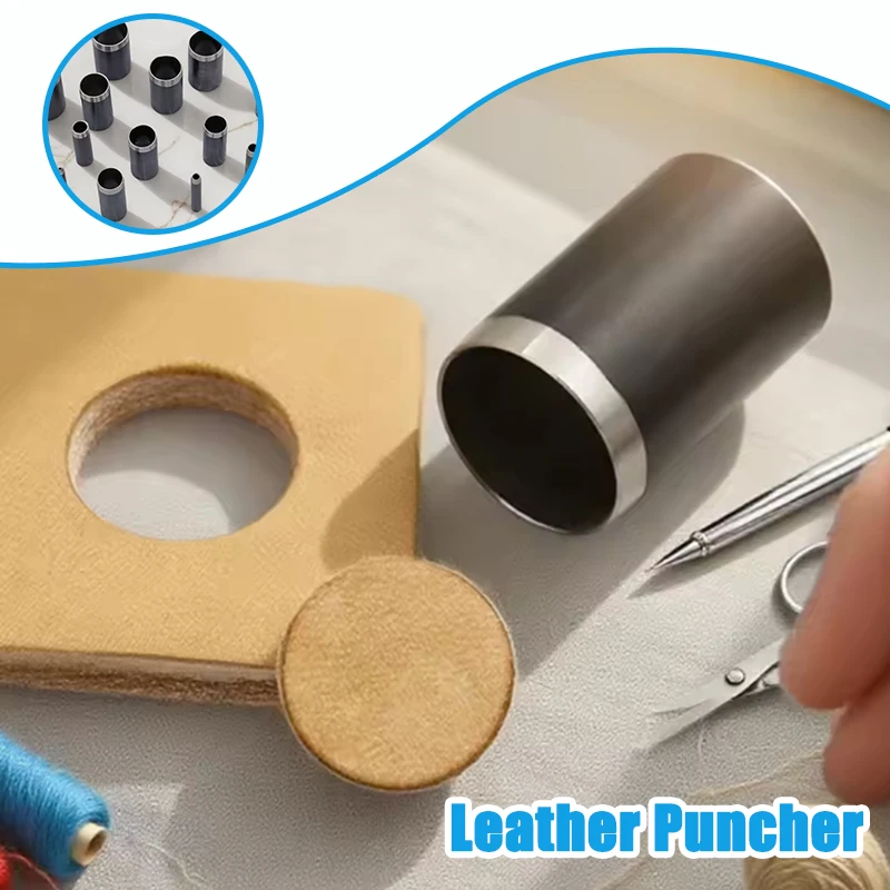 Leatherwork Punching Tool - 15 boyutları yuvarlak deri delik delme