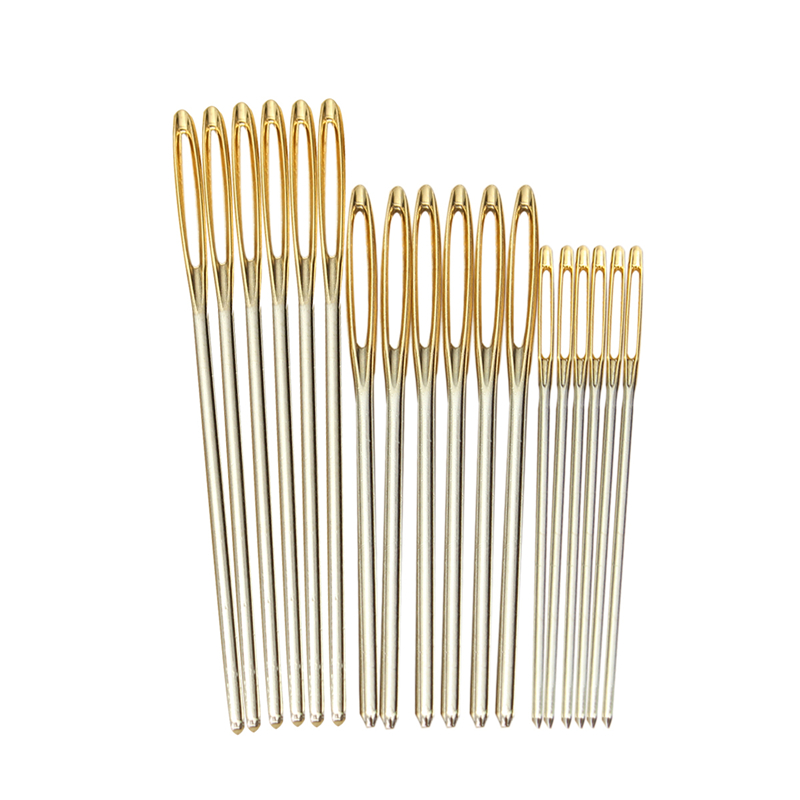 Leatherwork Needles - 18 adet/takım 7/6/5.2cm 3 boyutları büyük