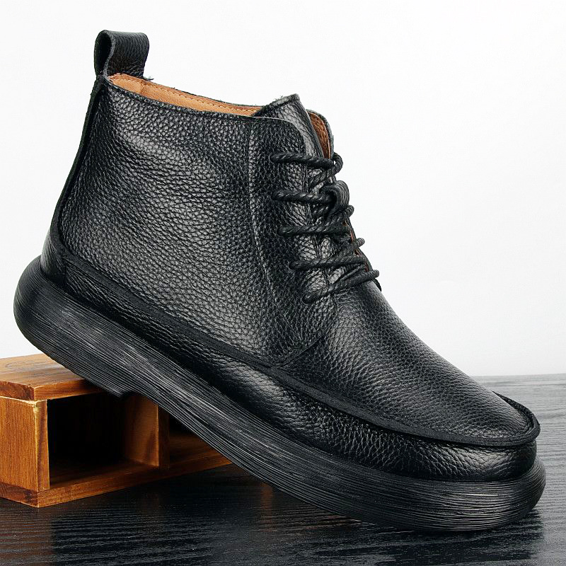 LIHUAMAO siyah inek deri iş bo - Leather Work Western incelemesi ve fiyatı