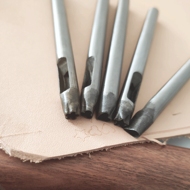 1 adet deri delik yumruk çelik - Leatherwork Punching Tool incelemesi ve fiyatı