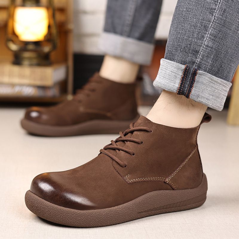 LIHUAMAO inek deri iş botları  - Leather Work Western incelemesi ve fiyatı
