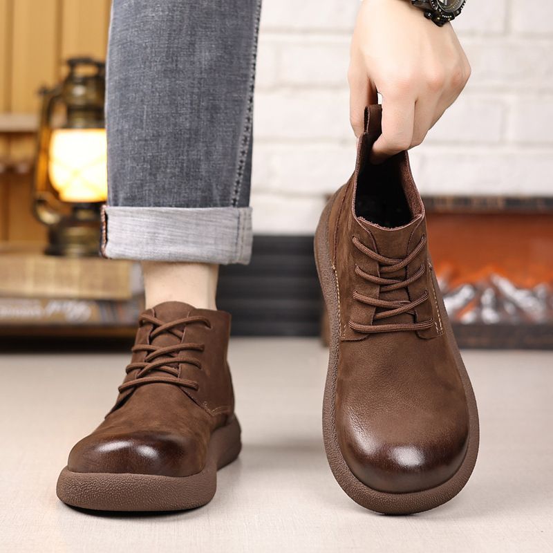 LIHUAMAO inek deri iş botları  - Leather Work Western incelemesi ve fiyatı