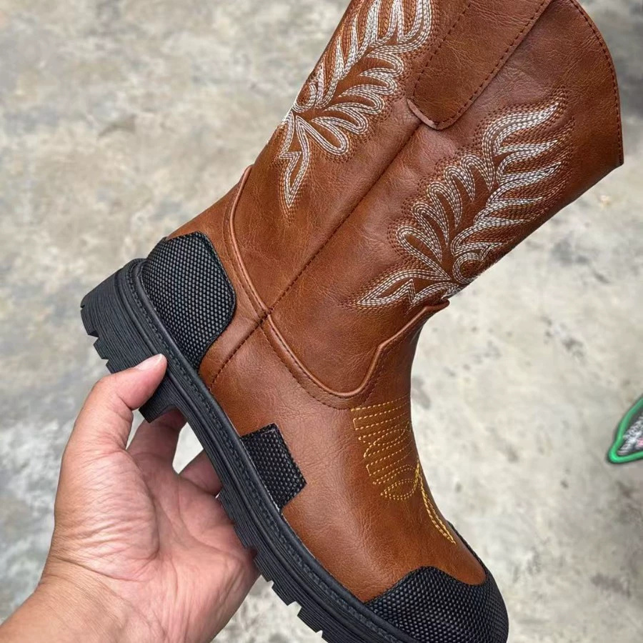Erkek Kahverengi Siyah Batı Ta - Leather Work Western incelemesi ve fiyatı