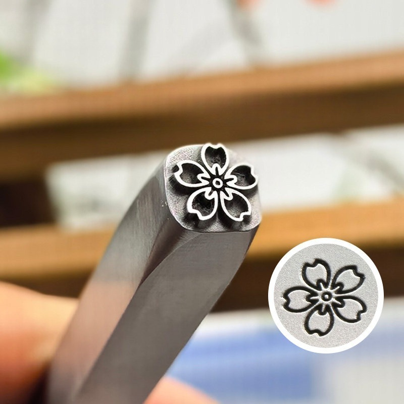 5/7mm Çiçek Desenli Metal Damg - Leatherwork Punching Tool incelemesi ve fiyatı