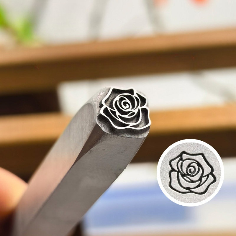 5/7mm Çiçek Desenli Metal Damg - Leatherwork Punching Tool incelemesi ve fiyatı