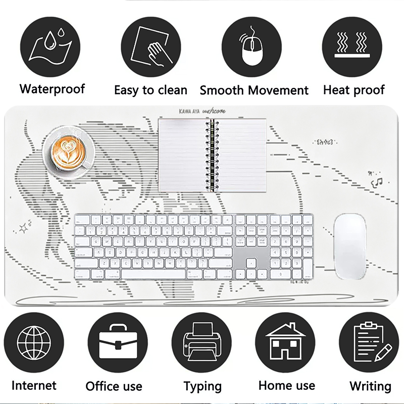 1 adet deri Mouse Pad Anime me - Leatherwork Desk incelemesi ve fiyatı
